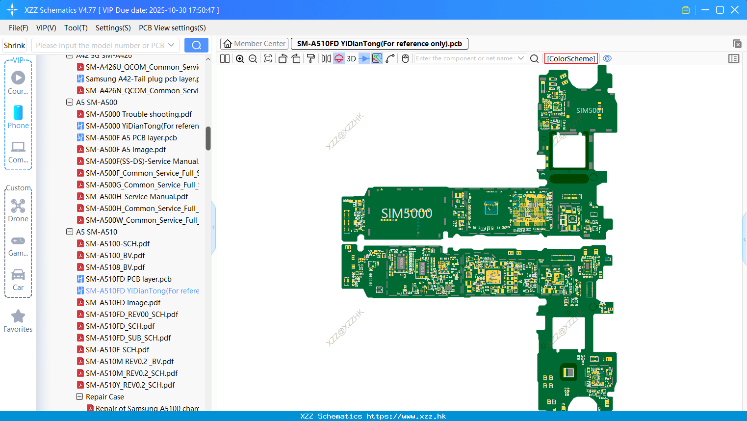 Samsung SM-A510FD bitmap(For Reference Only)